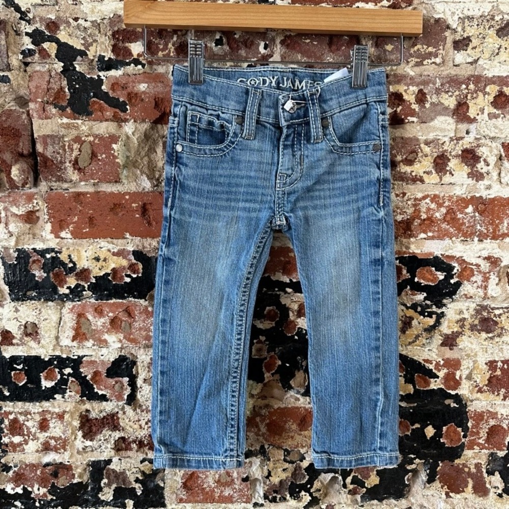 Cody James Denim Jeans Toddler Boys 2T Blue Denim Western Adjustable Waist